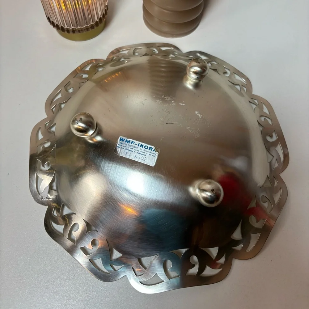 Vintage WMF IKORA Silver Serve-ware Bowl Candy Dish